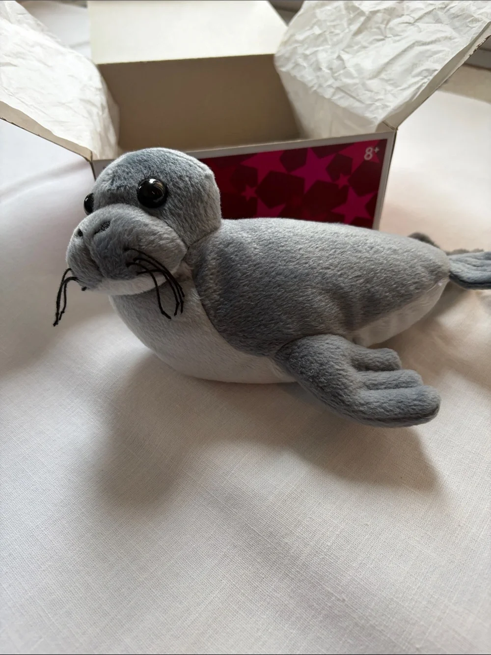 American Girl Gray Plush Seal Stuffed Animal